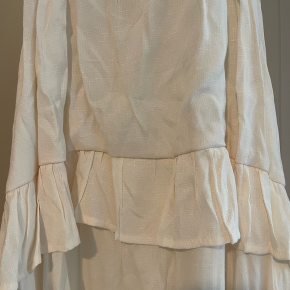 Maxi Cream Dress - Picture 2 of 6